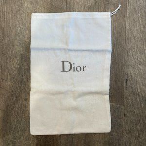 Authentic Dior Shoe Dust Bag 14x9 1/2, New
